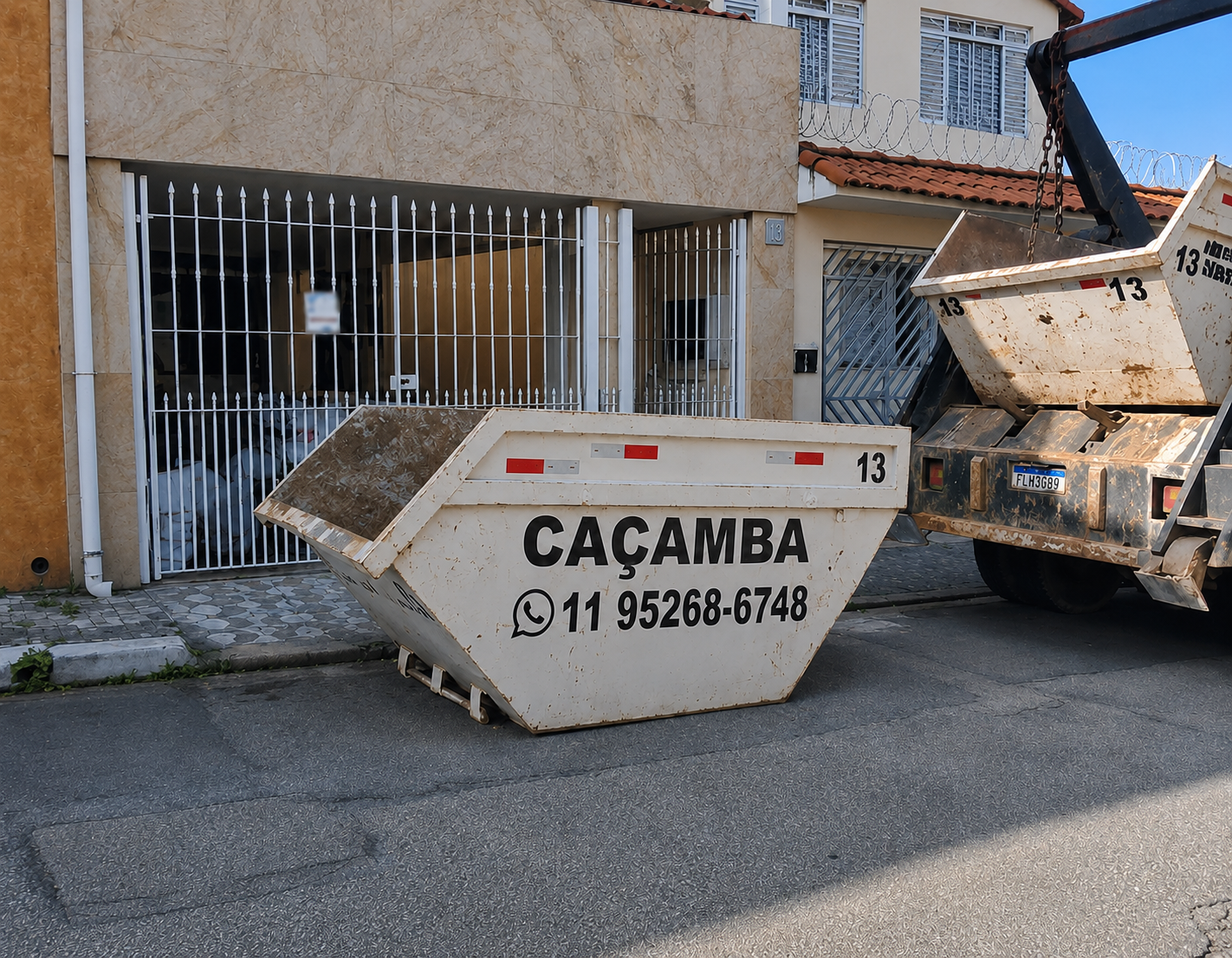 Caçamba Rápido com telefone (11) 95268-6748